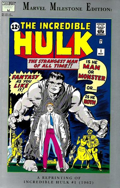 Marvel Milestone Edition: The Incredible Hulk #1 1992 #1 - back issue - $30.00