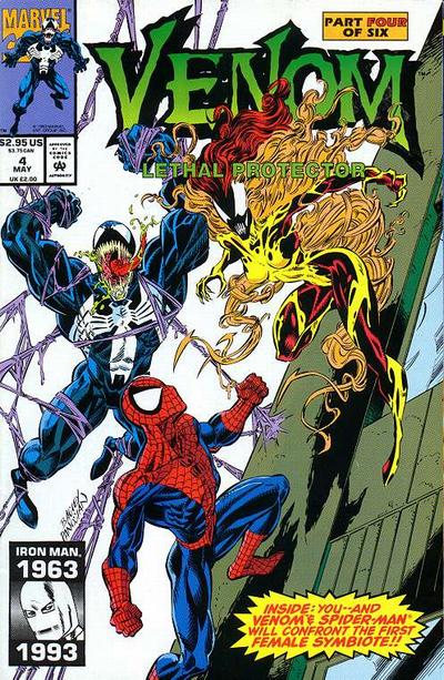 Venom: Lethal Protector 1993 #4 Direct ed. - back issue - $15.00