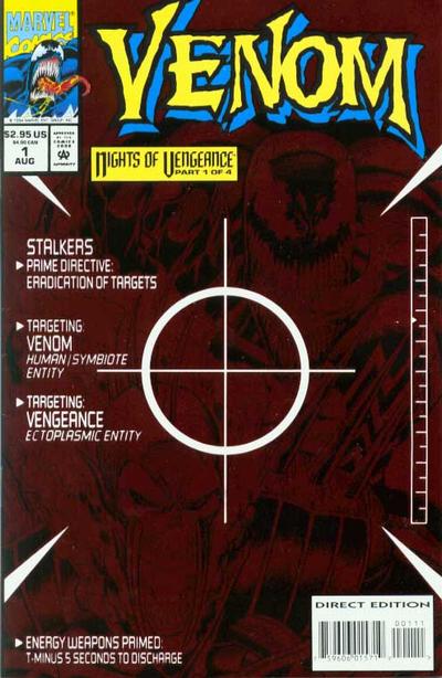 Venom: Nights of Vengeance 1994 #1 Direct Edition - back issue - $10.00