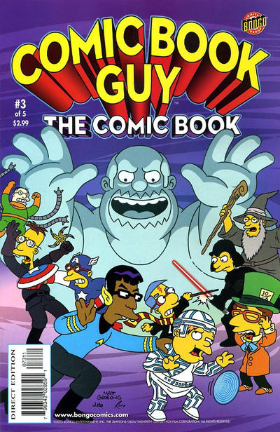 Bongo Comics Presents Comic Book Guy: The Comic Book 2010 #3 - back issue - $10.00