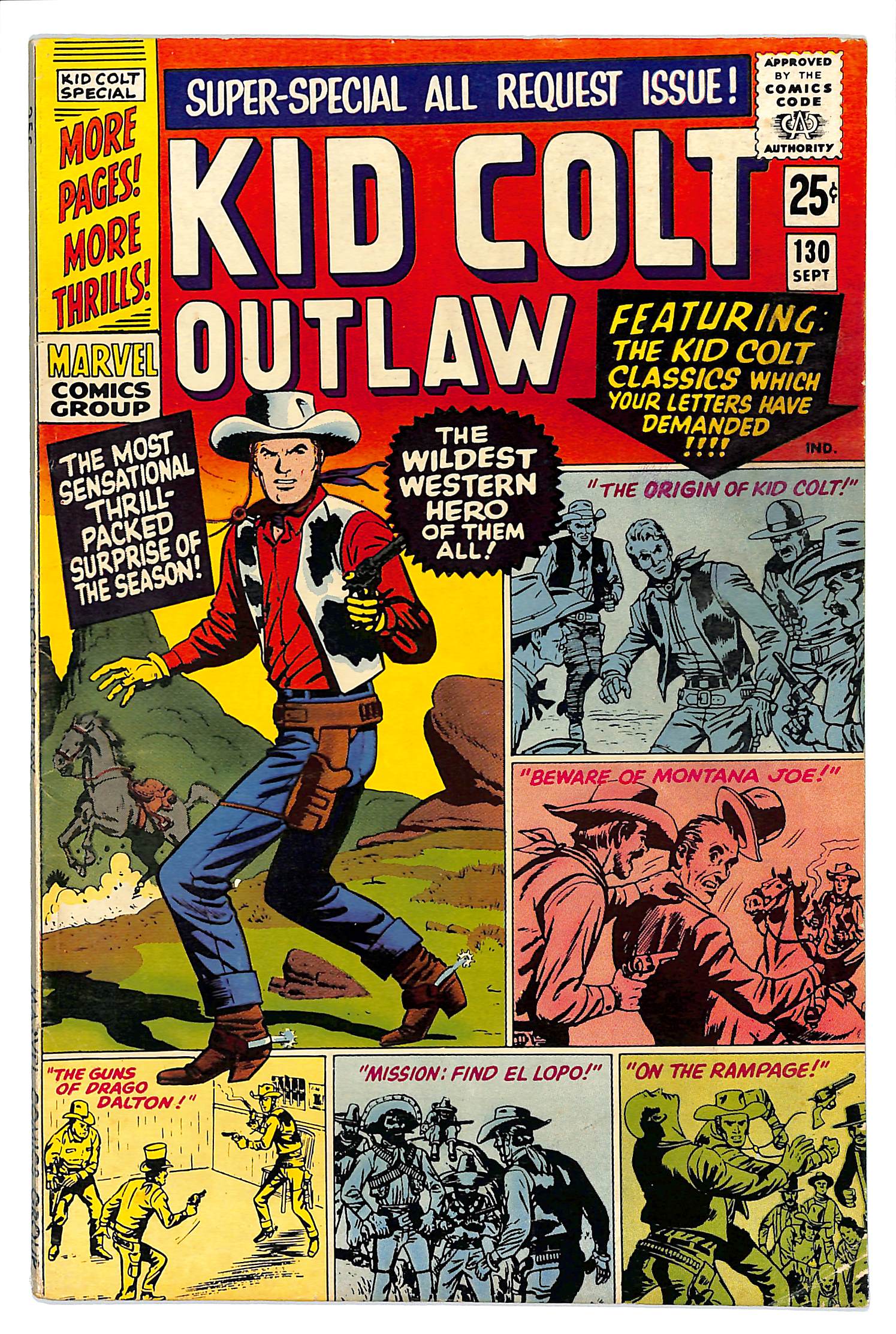Kid Colt Outlaw 1949 #130 - 5.5 - $35.00