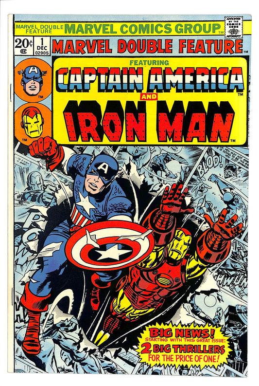 Marvel Double Feature 1973 #1 - 8.5 - $65.00