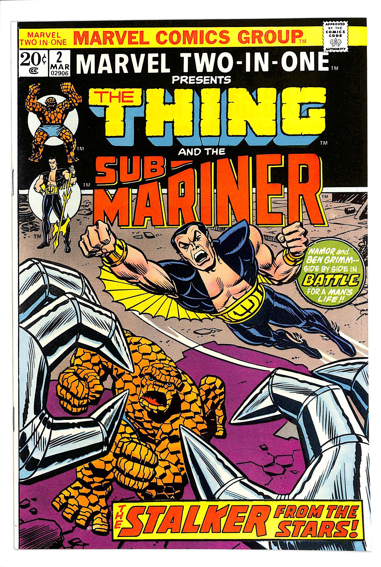Marvel Two-in-One 1974 #2 - 9.0 - $75.00