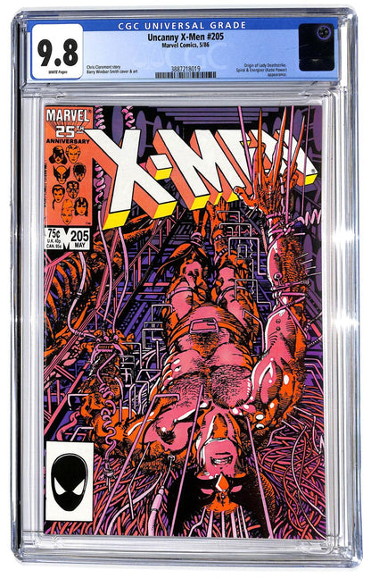 The Uncanny X-Men 1981 #205 Direct ed. - CGC 9.8 - $85.00
