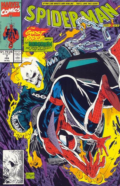 Spider-Man 1990 #7 Direct ed. - back issue - $10.00