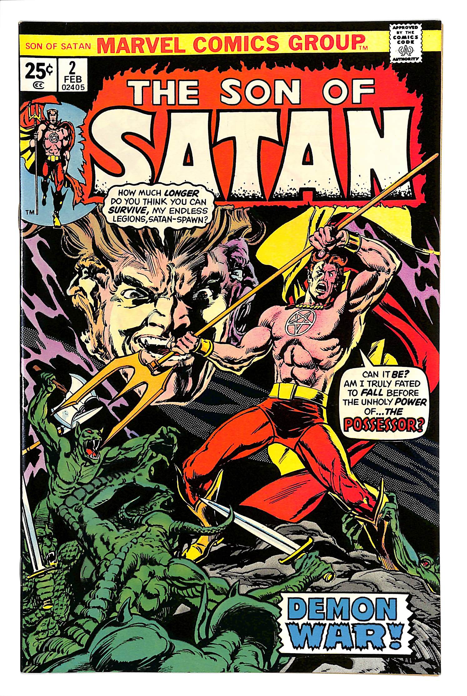 Son of Satan 1975 #2 - 9.0 - $50.00