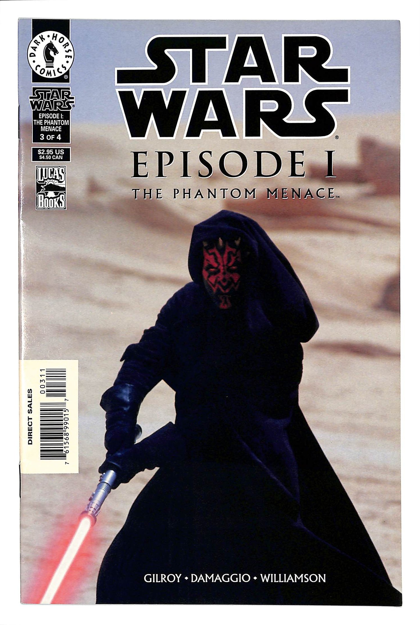 Star Wars: Episode I The Phantom Menace 1999 #3 Photo Cover - back issue - $20.00