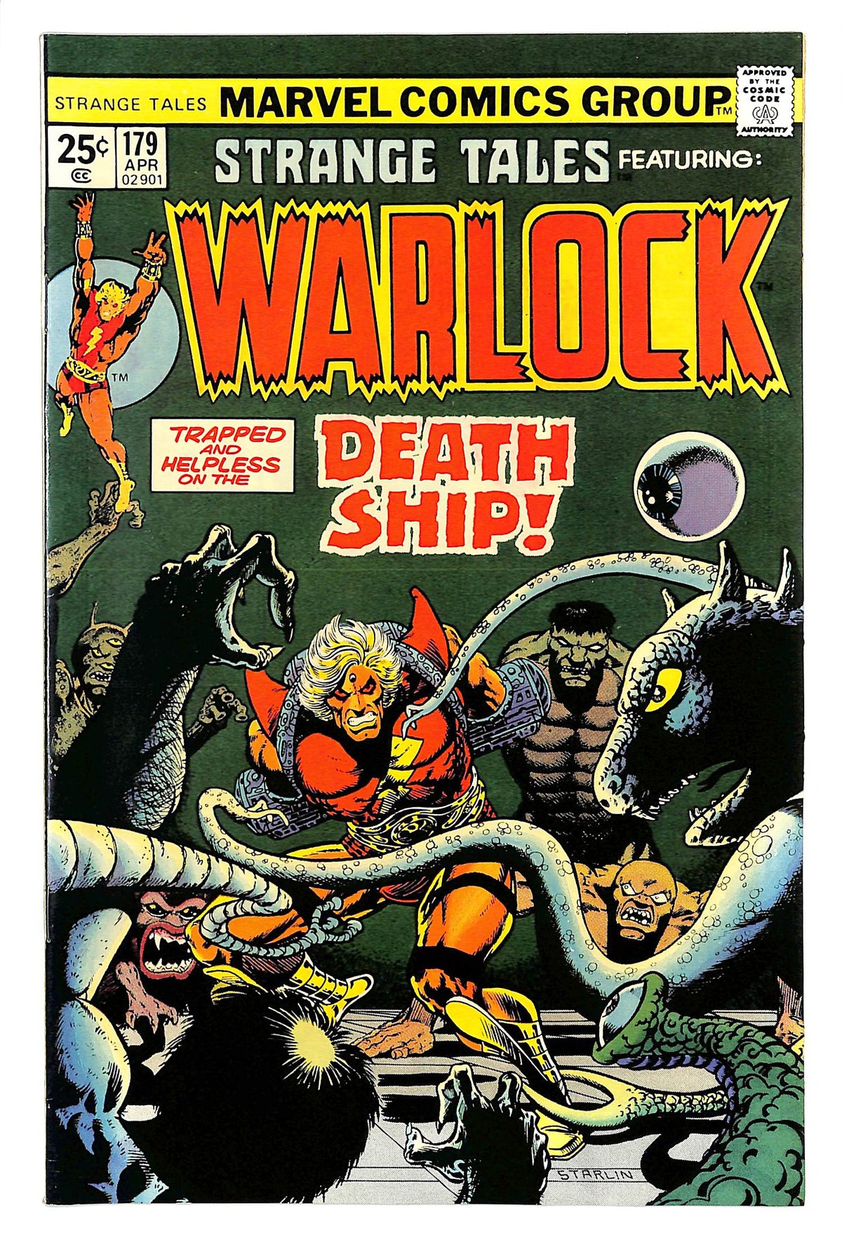 Strange Tales 1973 #179 Regular Edition - 9.0 - $75.00