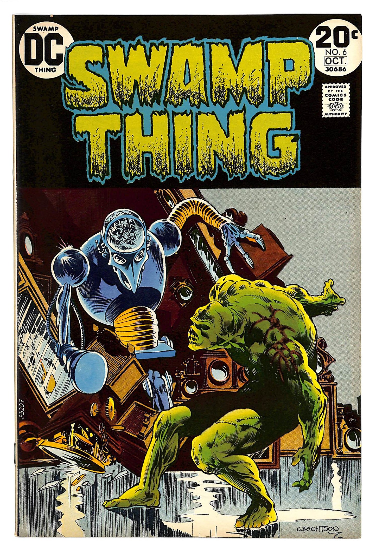 Swamp Thing 1972 #6 - 8.5 - $50.00