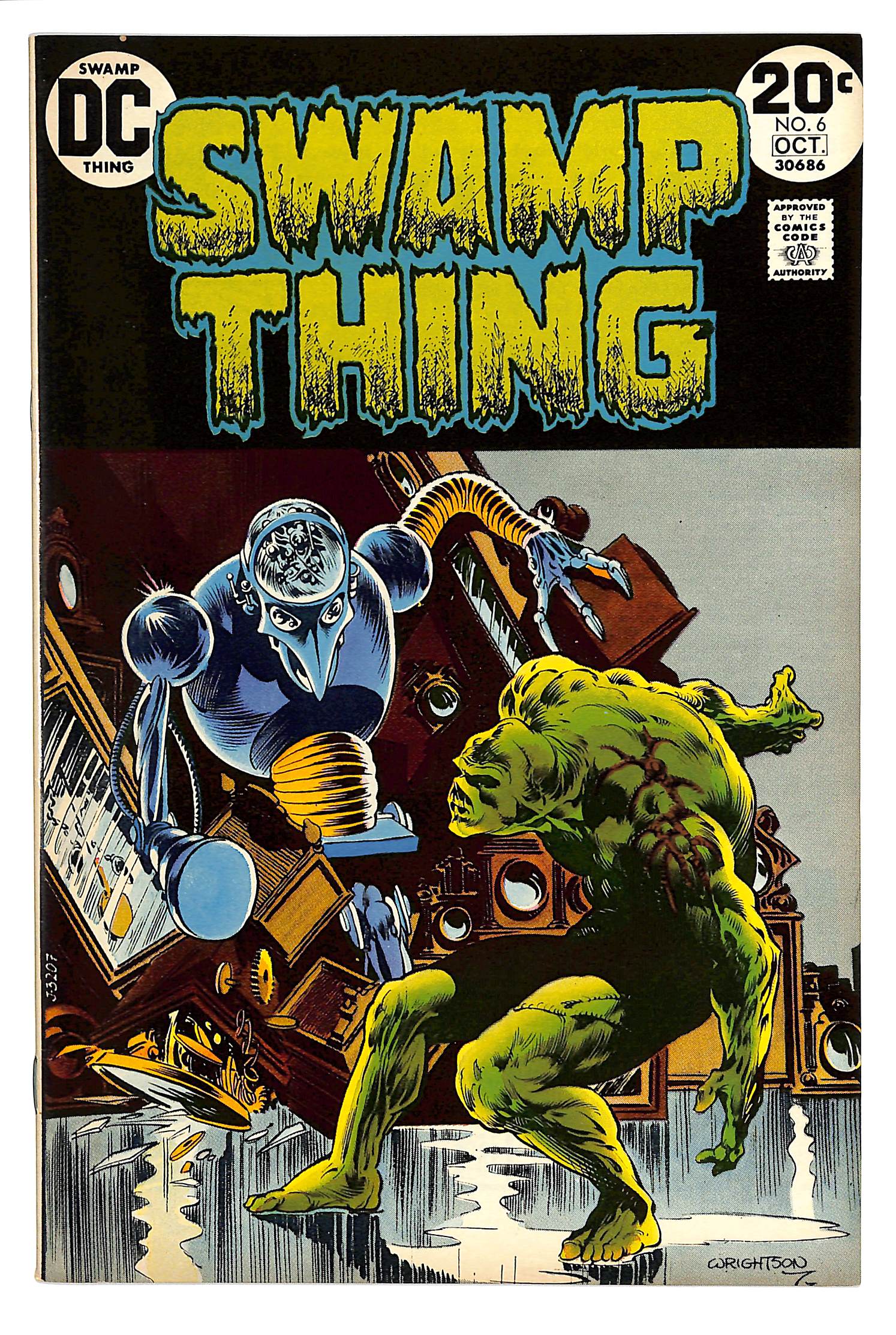 Swamp Thing 1972 #6 - 8.5 - $50.00