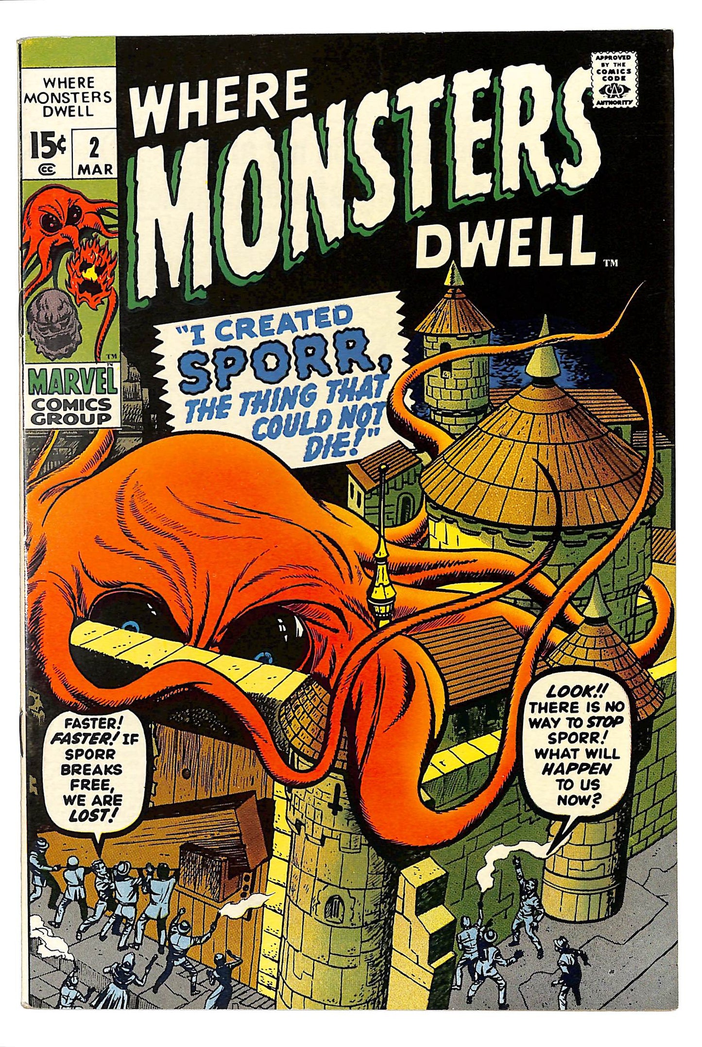 Where Monsters Dwell 1970 #2 - 8.0 - $40.00