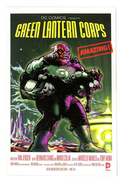 Green Lantern Corps 2011 #40 Movie Poster Cover - back issue - $10.00