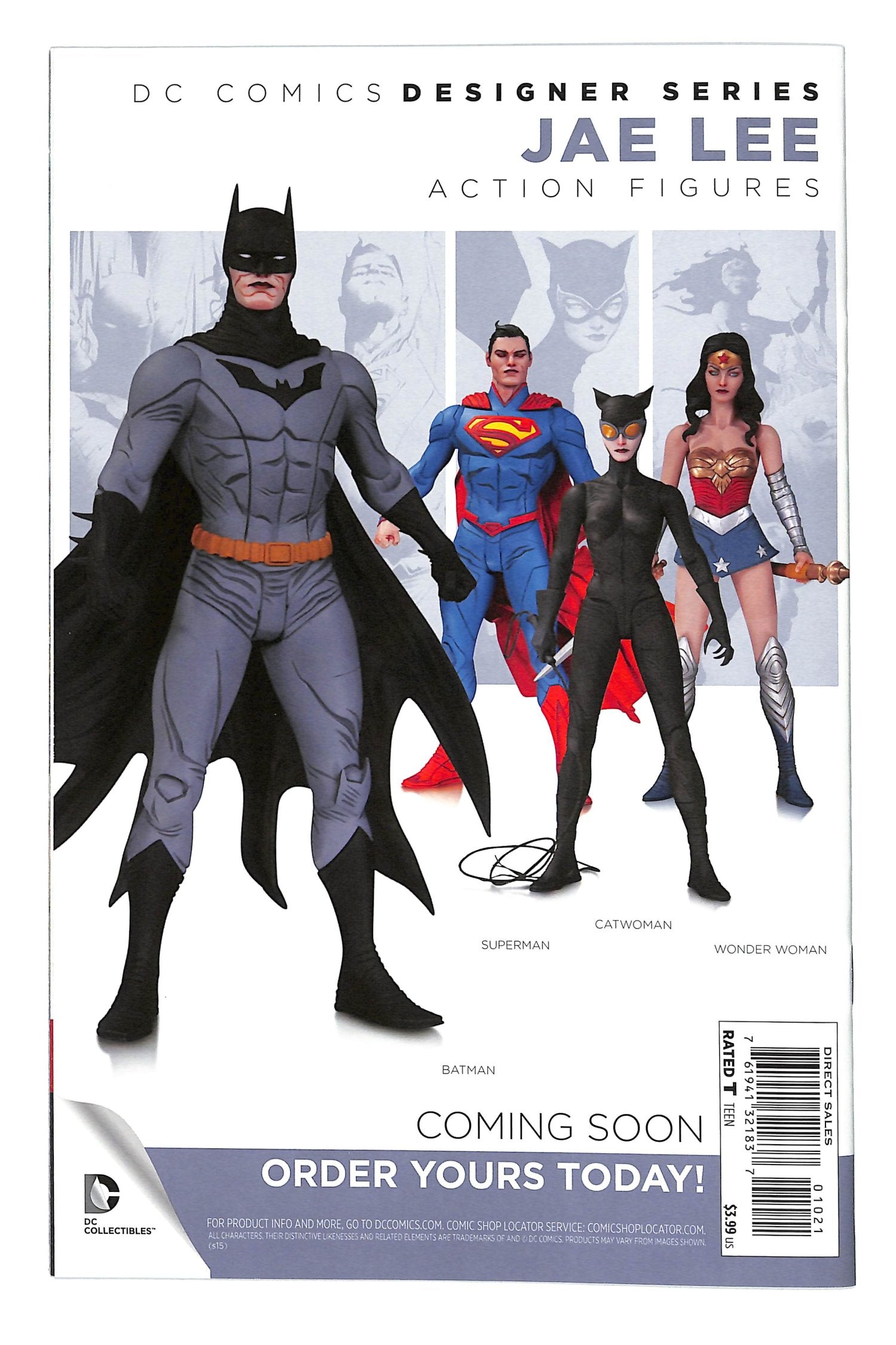 Justice League United 2014 #10 Movie Poster Cover - back issue - $10.00