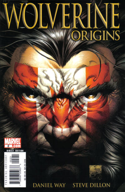 Wolverine: Origins 2006 #2 Quesada Cover [Canadian Flag] - back issue - $40.00