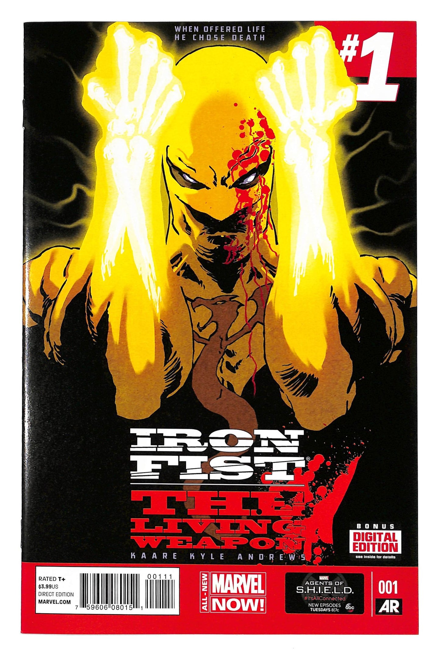 Iron Fist, the Living Weapon 2014 #1 - back issue - $15.00