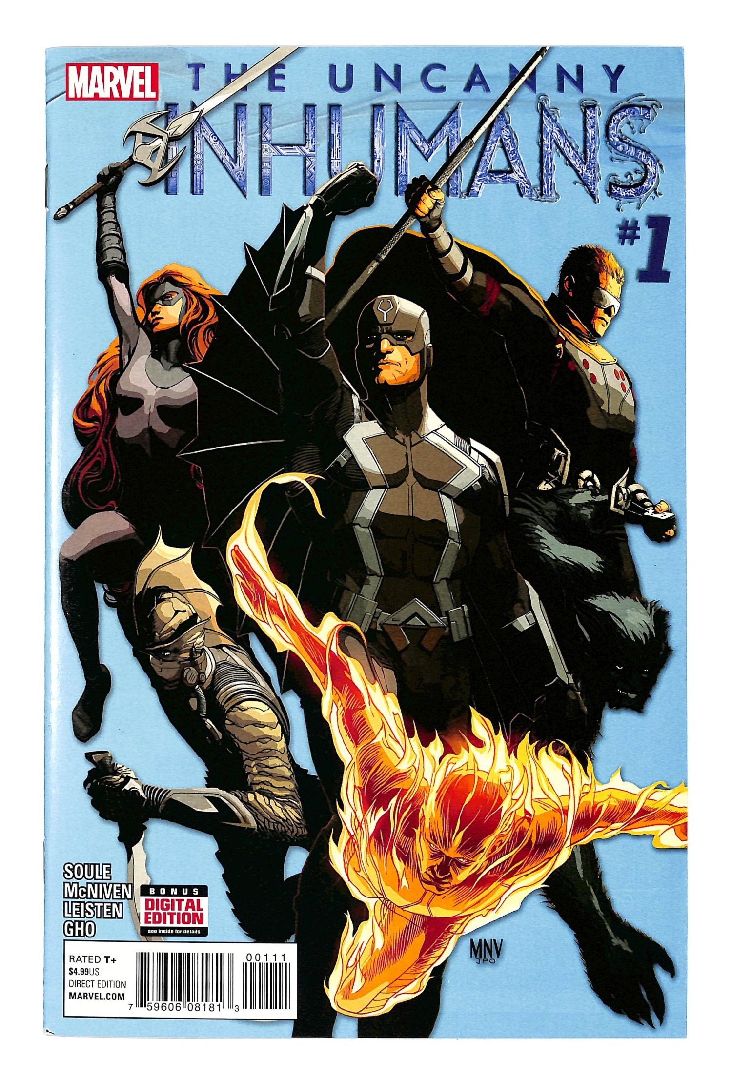 Uncanny Inhumans 2015 #1 - back issue - $10.00