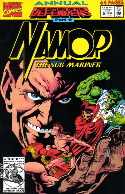 Namor, the Sub-Mariner Annual 1991 #2 - high grade - $2.00