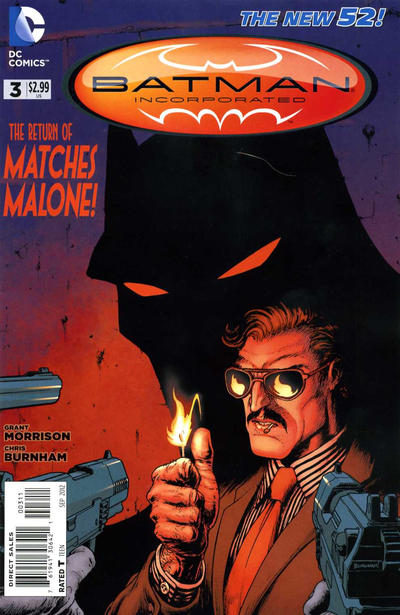 Batman Incorporated 2012 #3 Chris Burnham Cover - back issue - $10.00