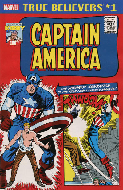 True Believers: Kirby 100th - Captain America 2017 #1 - back issue - $25.00