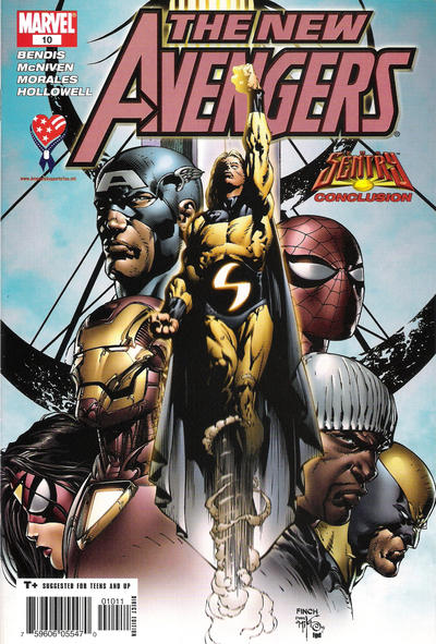 New Avengers 2005 #10 Direct Edition - back issue - $10.00