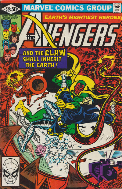 The Avengers 1963 #205 Direct ed. - back issue - $10.00