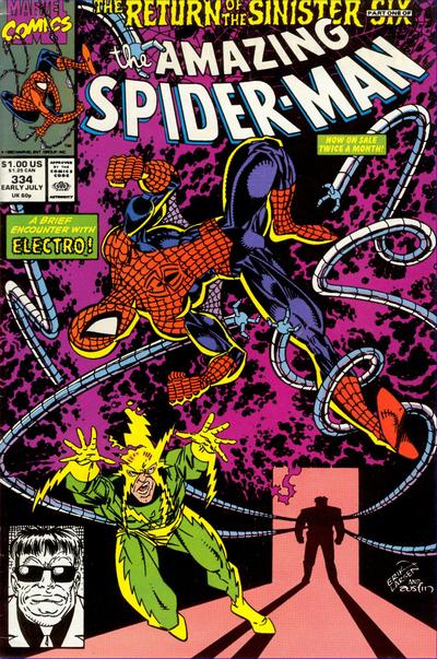 The Amazing Spider-Man 1963 #334 Direct ed. - back issue - $10.00