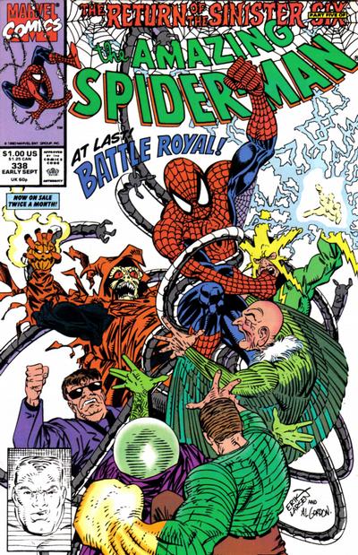 The Amazing Spider-Man 1963 #338 Direct ed. - back issue - $10.00