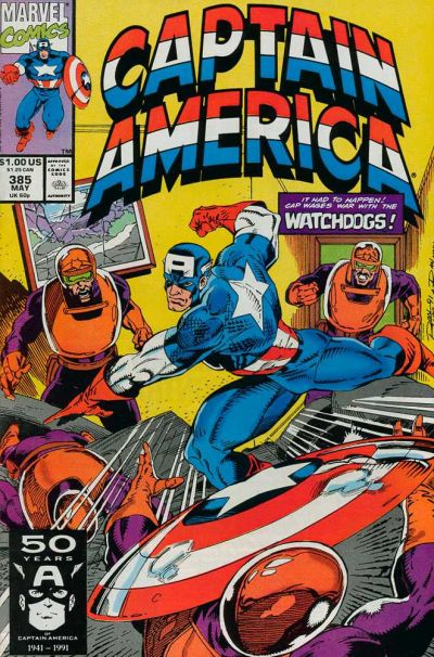 Captain America 1968 #385 Direct ed. - back issue - $10.00