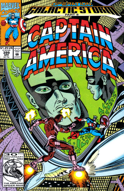 Captain America 1968 #399 Direct ed. - back issue - $10.00