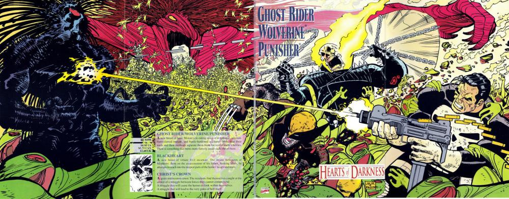 Ghost Rider; Wolverine; Punisher: Hearts of Darkness 1991 #[nn] Direct ed. - back issue - $10.00