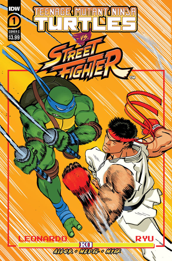Tmnt Vs Street Fighter #1 (Of 5) Cvr C Reilly