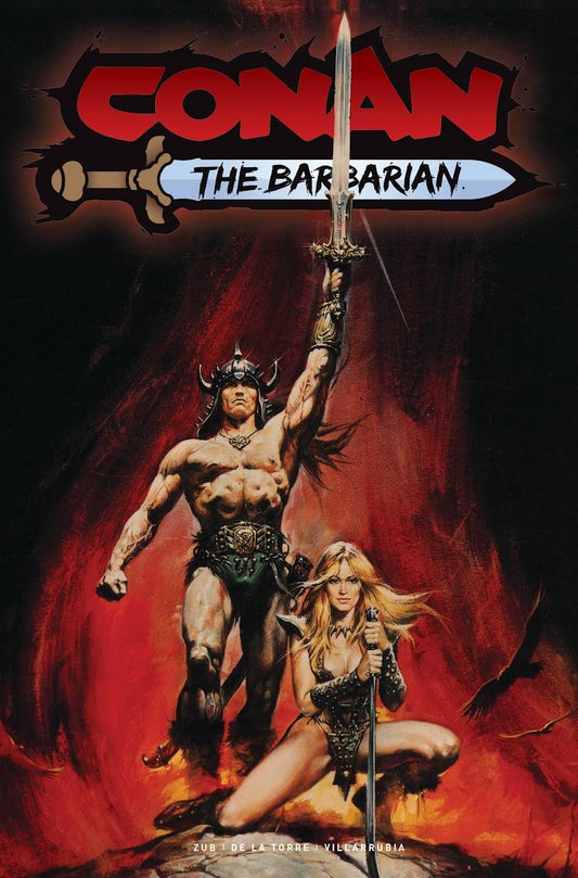 Conan Barbarian #1 2Nd Ptg Schwarzenegger Movie Novel