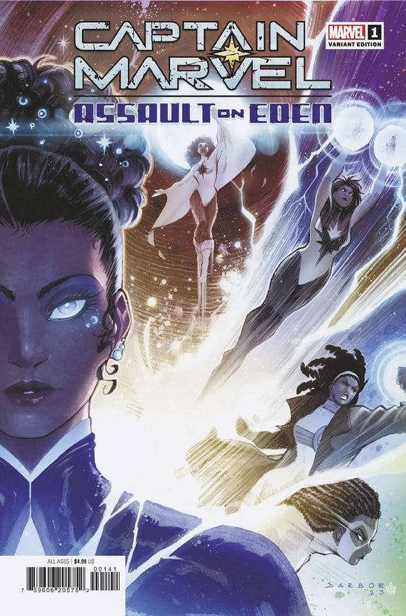 Captain Marvel Assault On Eden #1 Karen Darboe Var Cover Cvr D