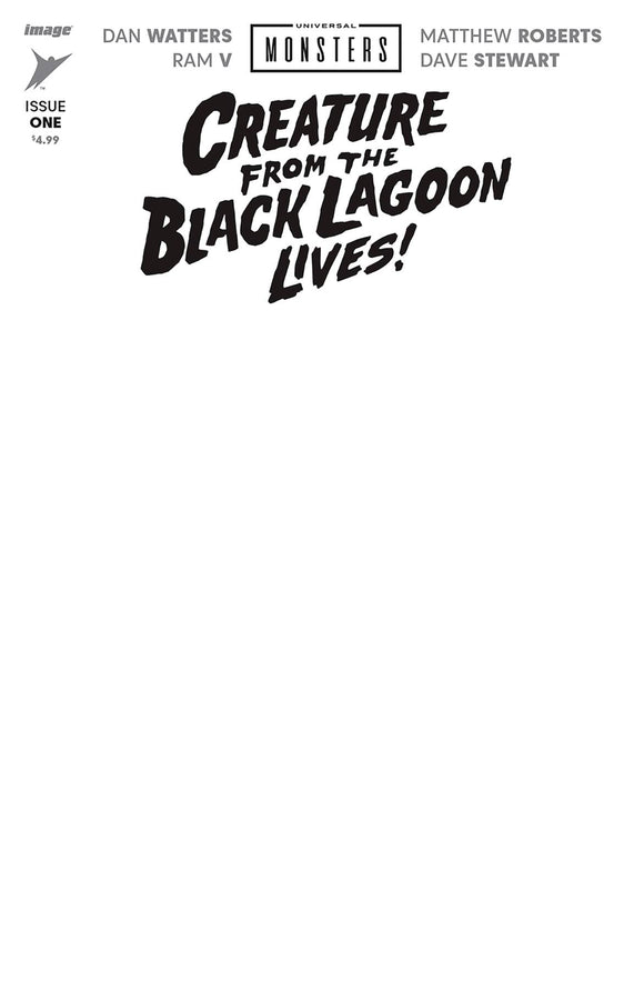 Universal Monsters Black Lagoon #1  Cvr H Blank Cvr (Of 4)
