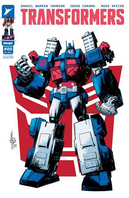 TRANSFORMERS #8 2ND PTG CVR B