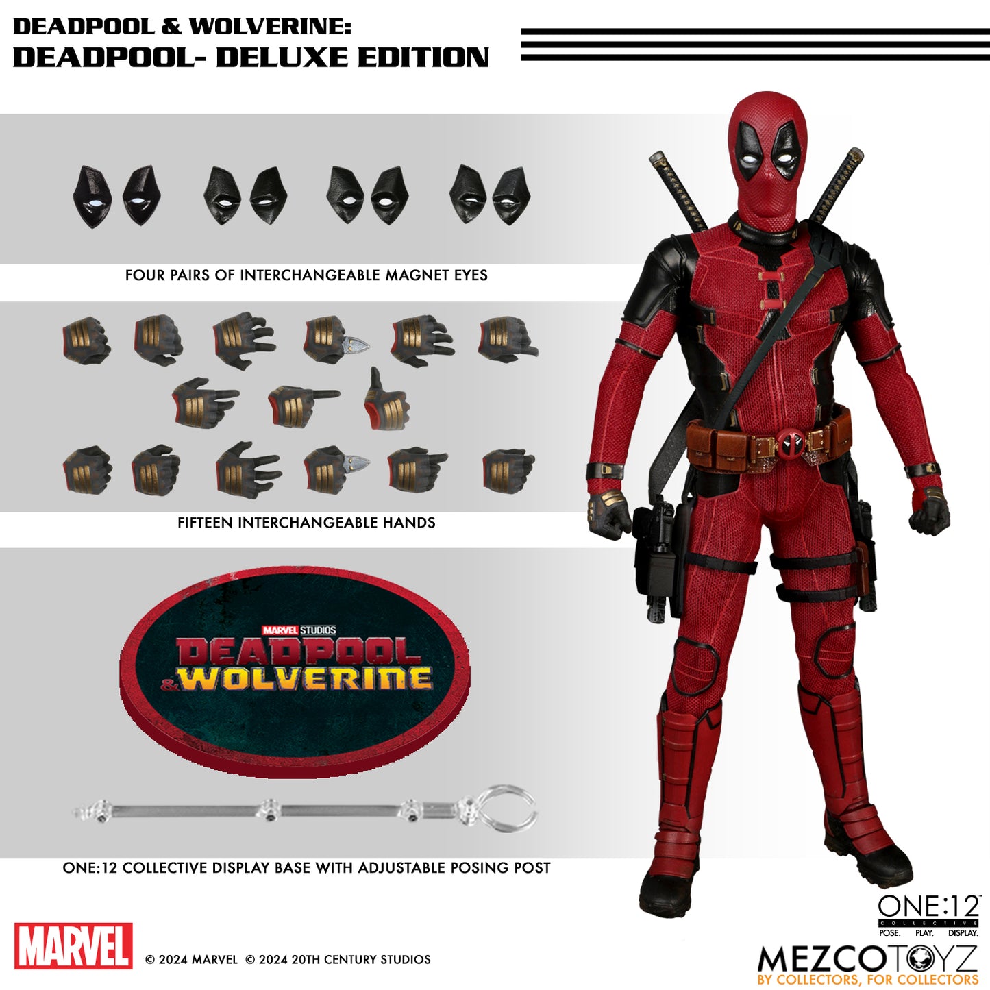 DEADPOOL & WOLVERINE ONE 12 COLLECTIVE DEADPOOL DLX AF (PRE-ORDER)