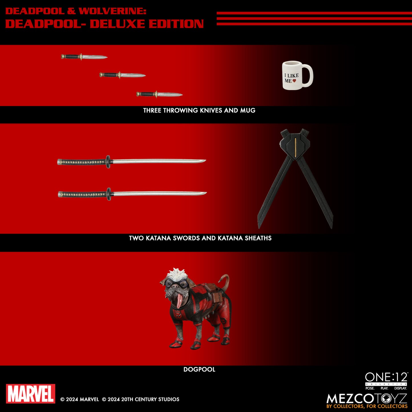 DEADPOOL & WOLVERINE ONE 12 COLLECTIVE DEADPOOL DLX AF (PRE-ORDER)