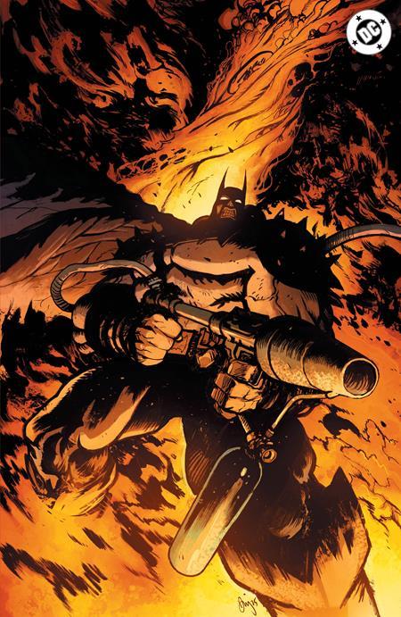 ABSOLUTE BATMAN 2025 ANNUAL #1 SECOND PRINTING CVR D JOHNSON FLAMETHROWER FOIL VAR