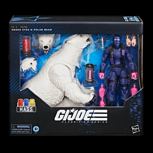 GI JOE CLASSIFIED 2PK SNAKE EYES WITH POLAR BEAR
