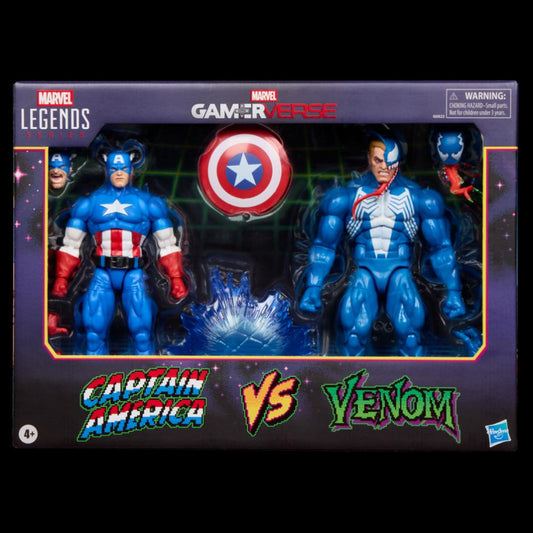 MARVEL LEGENDS GAMERVERSE 2PK CAPTAIN AMERICA VS VENOM