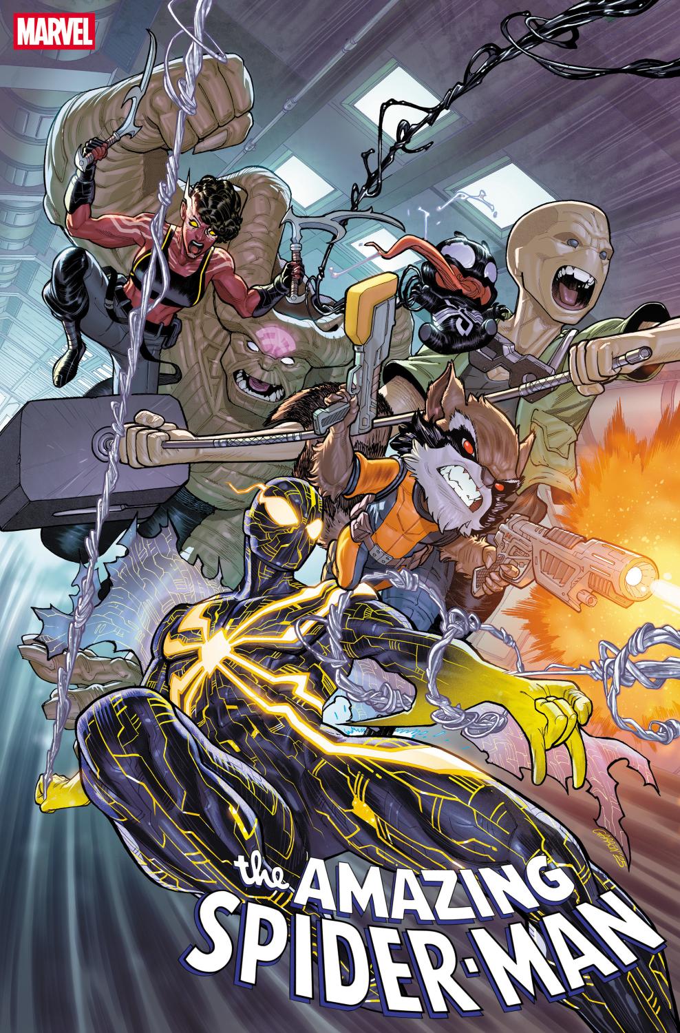 AMAZING SPIDER-MAN #11 CVR C JAVIER GARRON SPOILER VAR