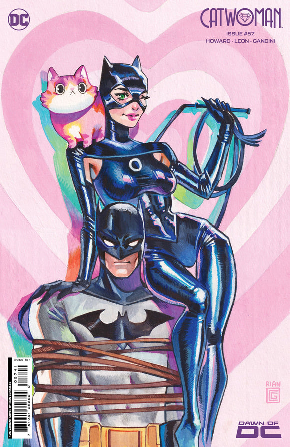 Catwoman #57 Cvr D Inc 1:25 Rian Gonzales Card Stock Var Batman Catwoman The Gotham War