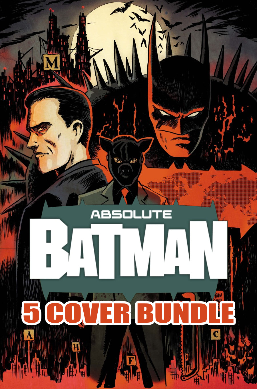 ABSOLUTE BATMAN BEYOND ARK-M #1 — 5 COVER BUNDLE