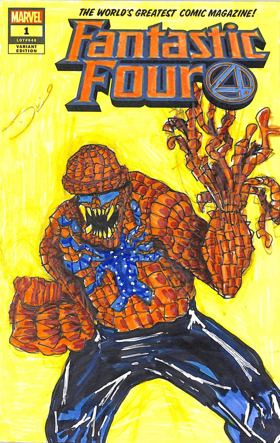 FANTASTIC FOUR #1 DAN STILLO SKETCH