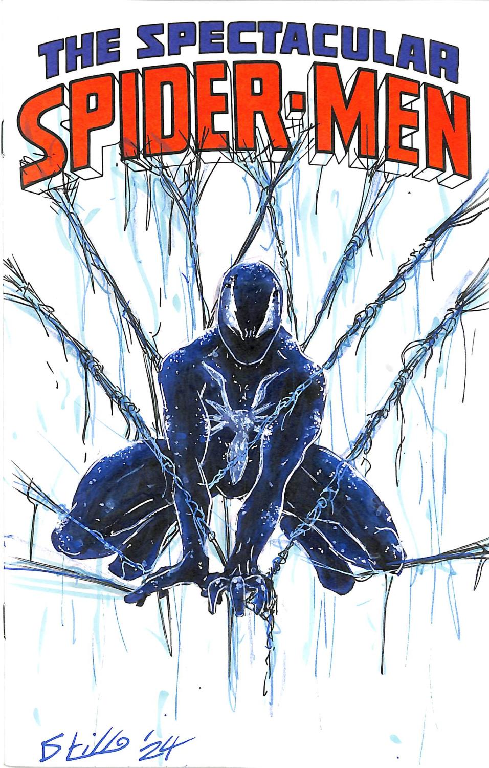 SPECTACULAR SPIDER-MEN 1 DAN STILLO VARIANT SICK VENOM COVER