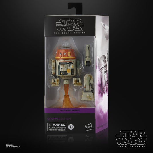 SW AHSOKA BLACK SER 6IN SCALE CHOPPER AF CS