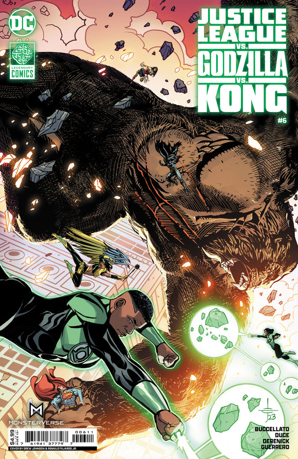 Justice League Vs Godzilla Vs Kong #6  Cvr A Drew Edward Johnson (Of 7)