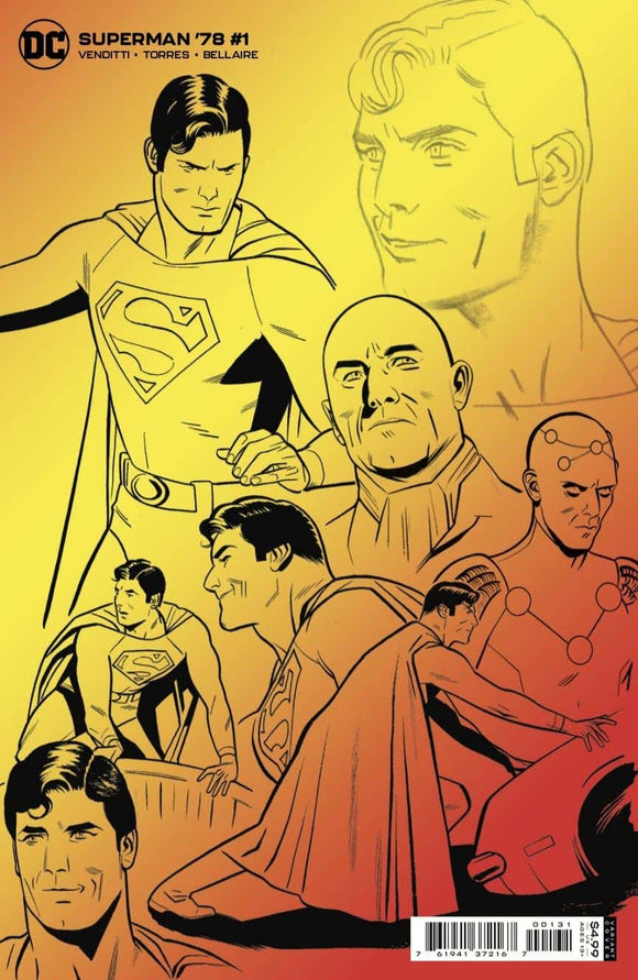 Superman 78 #1 Inc 1:25 Wilfredo Torres Design Card St