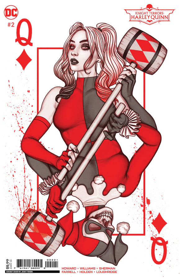 Knight Terrors Harley Quinn #2  Cvr B Jenny Frison Card Stock Var (Of 2)