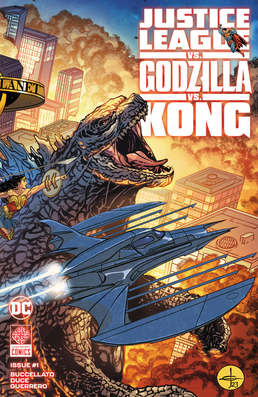 Justice League Vs Godzilla Vs Kong #1  Cvr B Jim Lee & Scott Williams Card Stock Var (Of 6)
